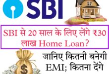 SBI realty home loan : SBI से 20 साल के लिए लेंगे ₹30 लाख Home Loan? जानिए कितनी बनेगी EMI; कितना देंगे ब्‍याज 